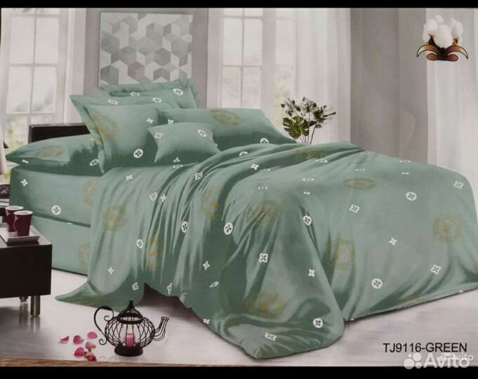Белье постельное с одеялами и подушками