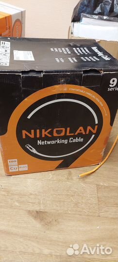 Кабель nikolan F/UTP NKL-9200C-OR lszh (305м)