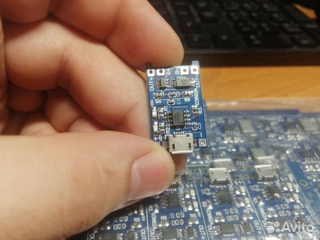 Tp4056 зарядная плата с microUSB для li-ion