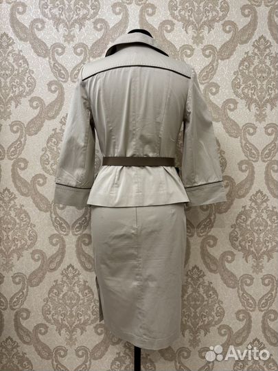 Костюм с юбкой в стиле сафари Caterina Leman