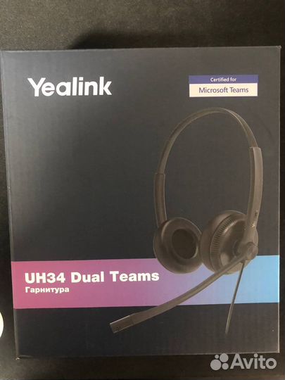 Гарнитура Yealink UH34 Dual Teams