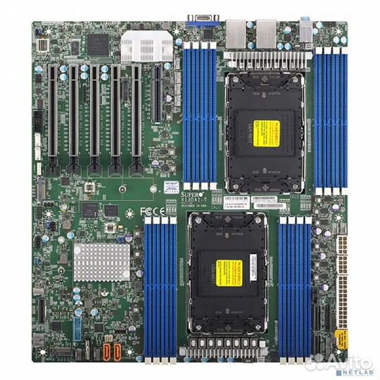 Supermicro MBD-X13DAI-T-B E-ATX, 2xLGA4677 C741, 16xDDR5, 10xsata, 2x10GbE, ipmi, VGA