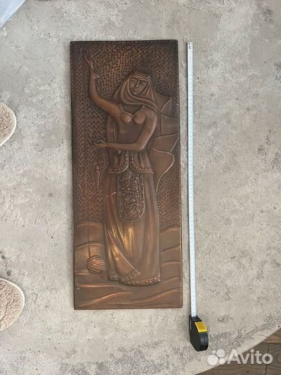 Картина медная чеканка на стену