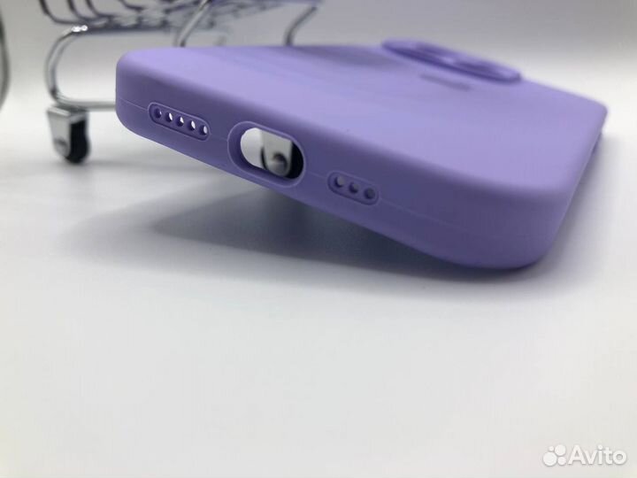 Чехол для iPhone 14 Pro Silicon case Lavander