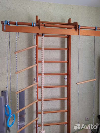 Детская шведская стенка деревянная