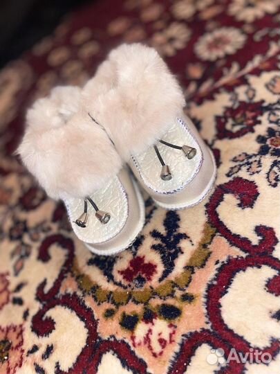 Детские пинетки теплые