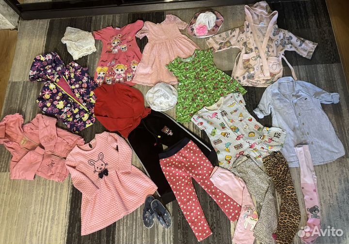 Пакет вещей на девочку