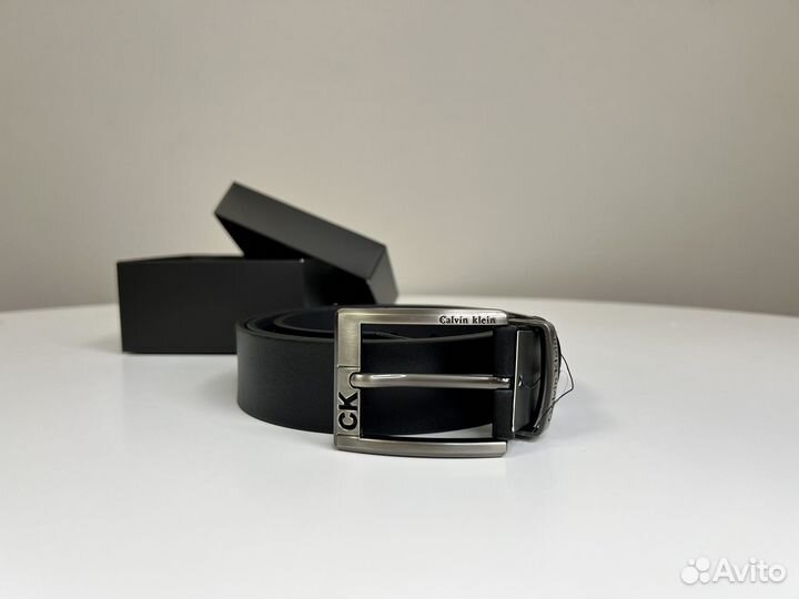 Ремень мужской натуральная кожа Calvin Klein