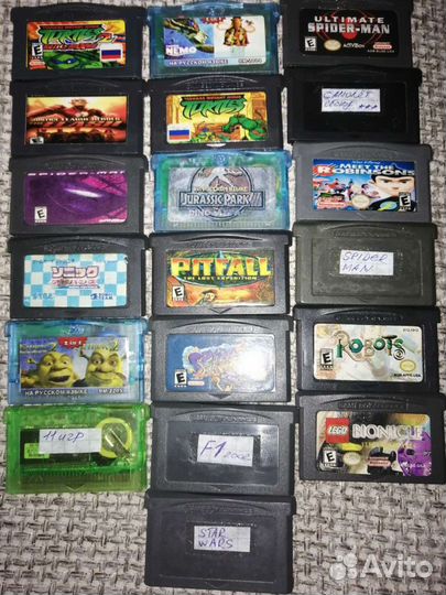 Картриджи gameboy
