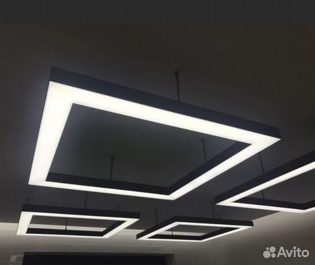 Светильник потолочный светодиодный фигурный