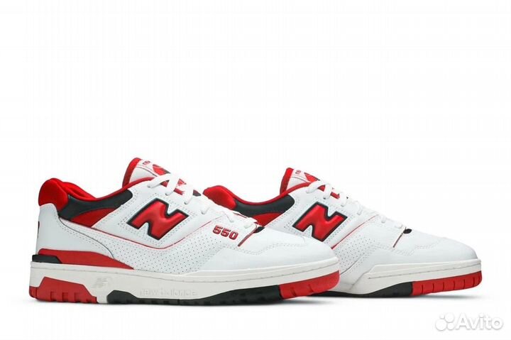 Кроссовки new balance 550 кожаные