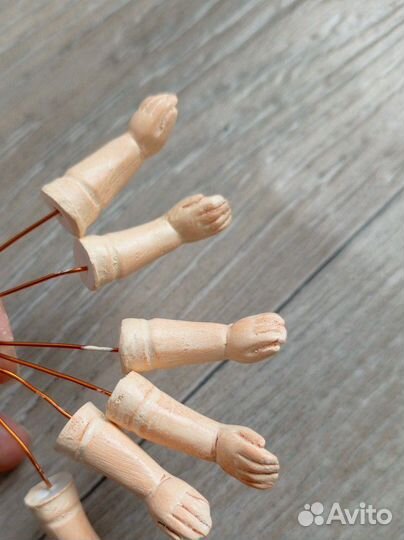 Руки, кисти и обувь для ватных игрушек