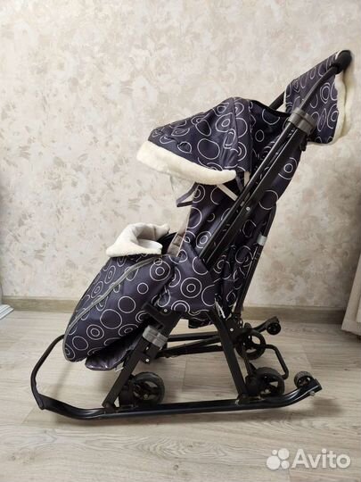 Коляска санки galaxy luxe