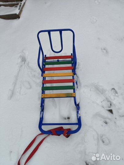 Детские зимние санки