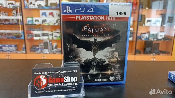 PS4 Batman Arkham Knight (Новый)