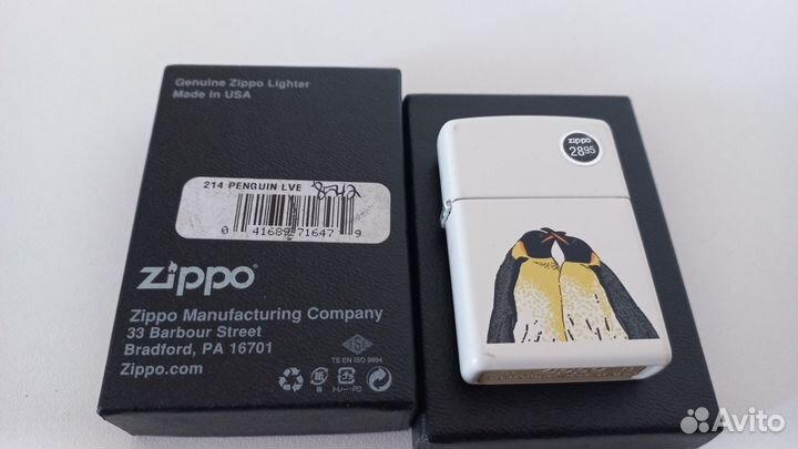 Зажигалка zippo penguin love