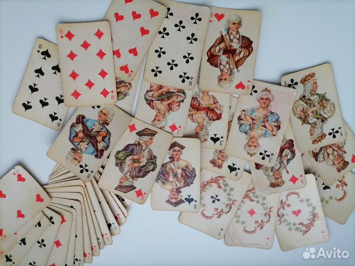 Карты игральные пасьянсные мини СССР 70е 36 карт