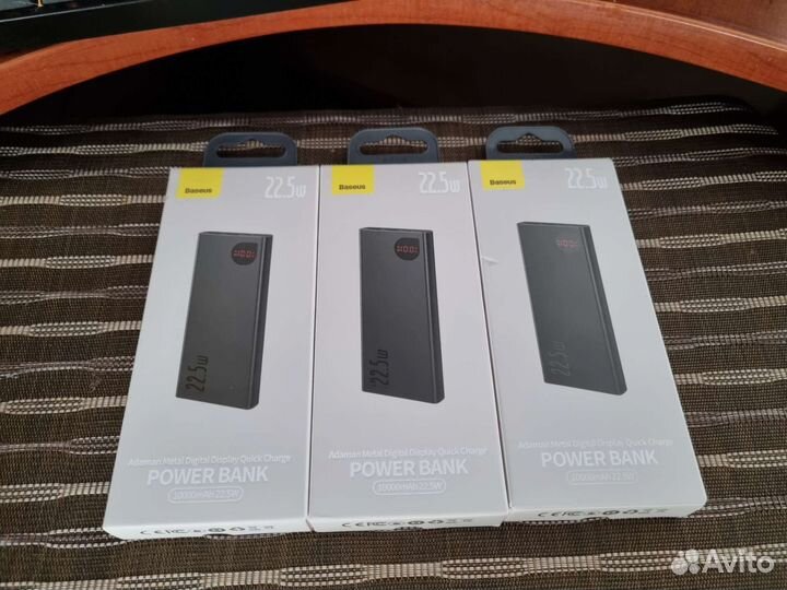 Внешний аккумулятор baseus Adaman Metal 10000Mач