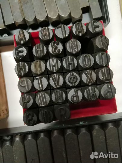 Клейма ударные по металлу № 2; 3; 6; 8; 10