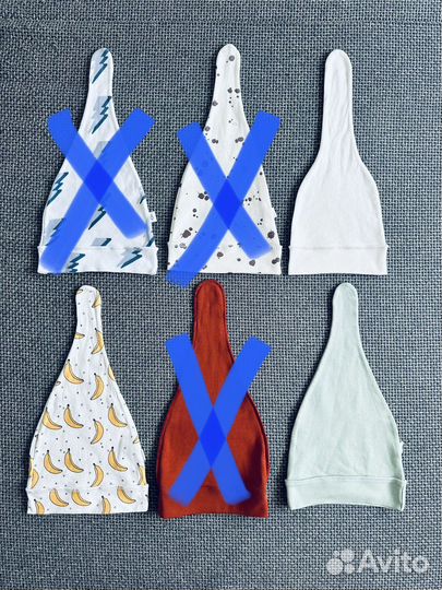 Шапочки для новорождённого