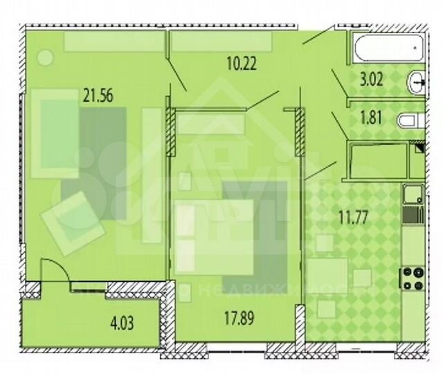 2-к. квартира, 70 м², 12/16 эт.