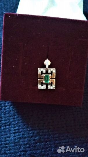 Золотое кольцо рубин александрит, кулон подвеска