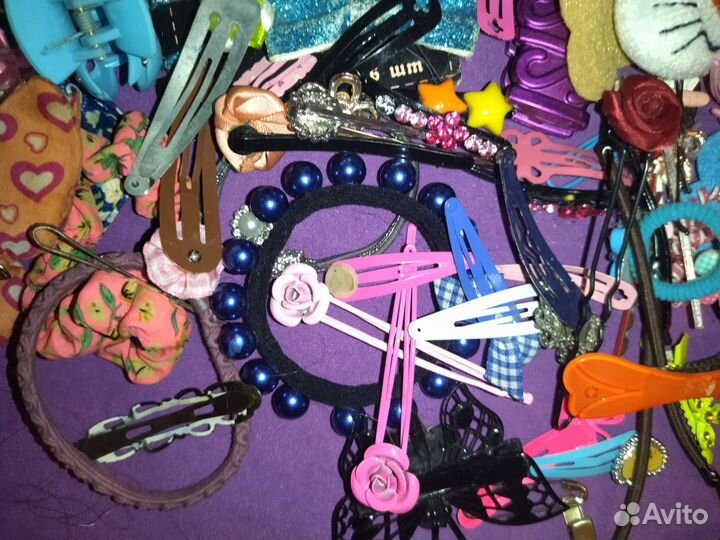 Резинки, заколки, обатки, 