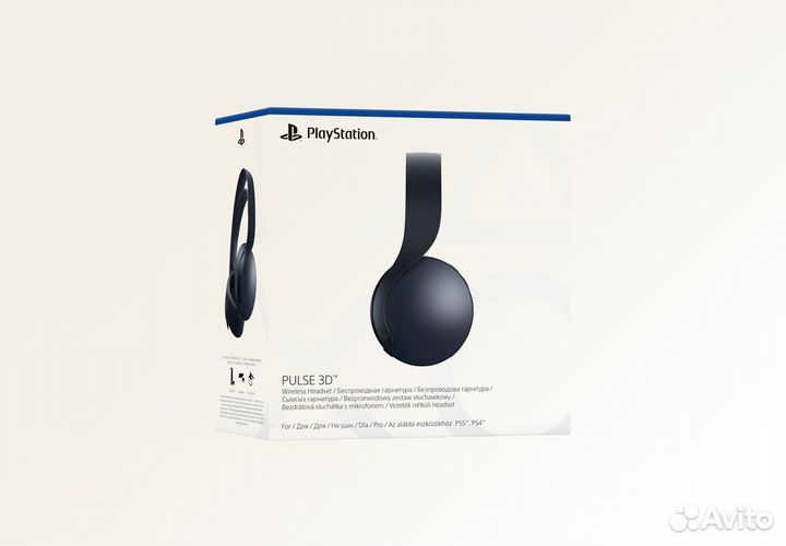 Беспроводная гарнитура Sony pulse 3D для PS5 (Черн