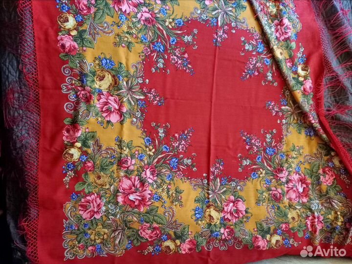 Шаль Рыжее лето Б.У для Ю