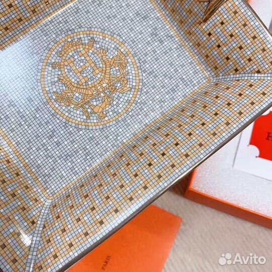 Hermes mosaique AU 24 пепельница монетница тарелка