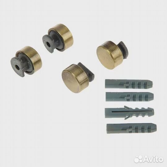 Комплект держателей зеркала 101, цвет бронза (4шт