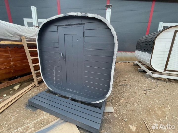 Баня-бочка квадро с доставкой