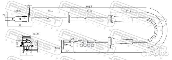 Nsii0026992080 Датчик abs перед прав/лев 0