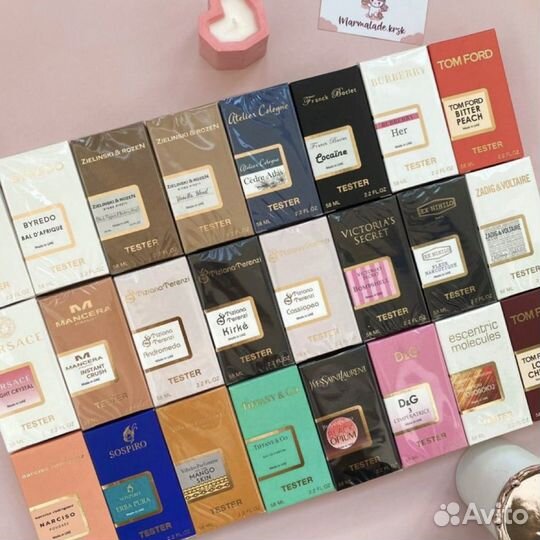 Тестеры 58 мл ароматы парфюм духи ОАЭ