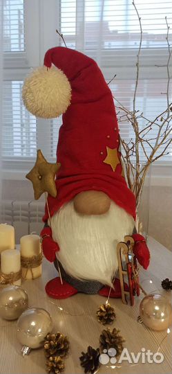 Рождественский гном ручная работа