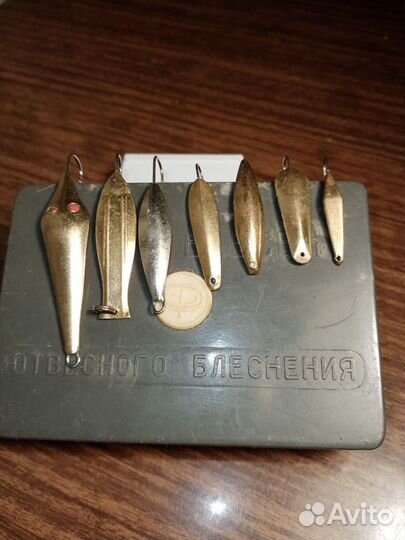 Набор зимних блесен СССР