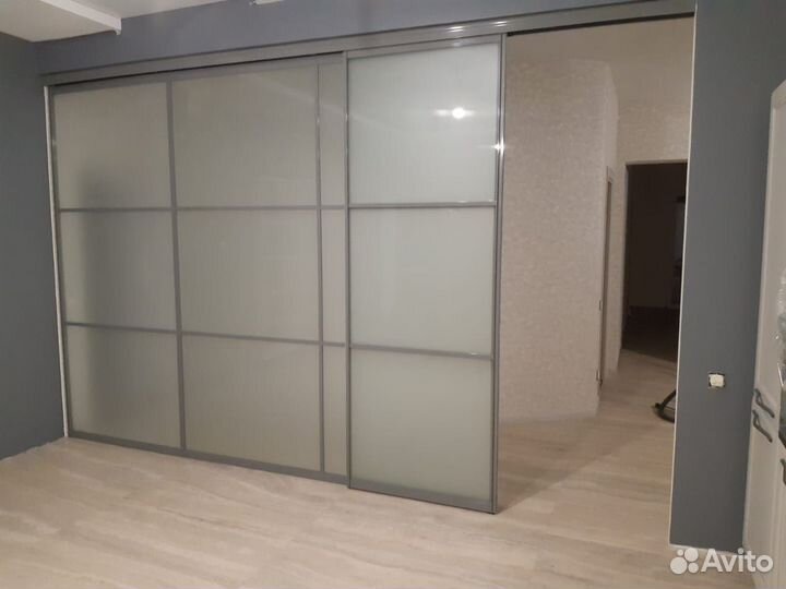 Стеклянные перегородки. Межкомнатные. Раздвижные