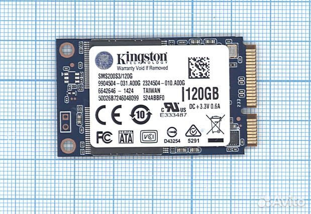 SSD накопитель Kingston msata 120Gb
