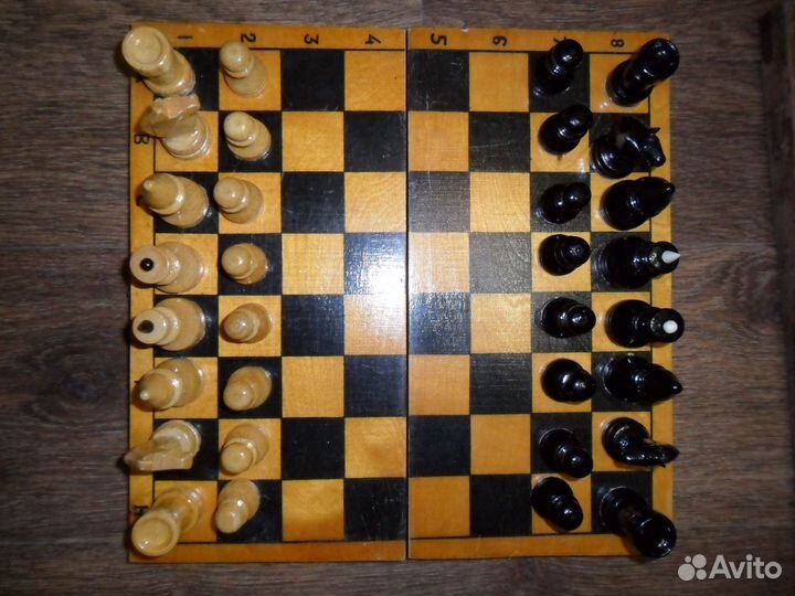 Шахматы и фигурки отдельно, СССР