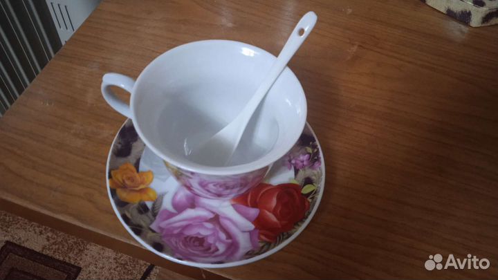 Чашка с блюдцем