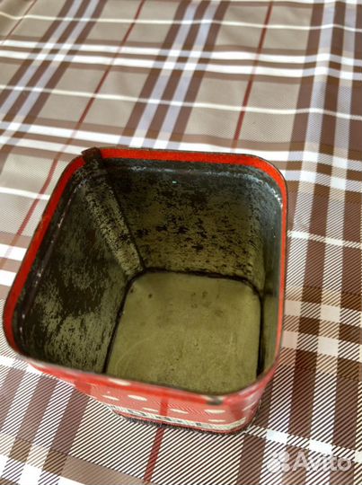 Жестяная винтажная банка «Кофе». Ссср, винтаж