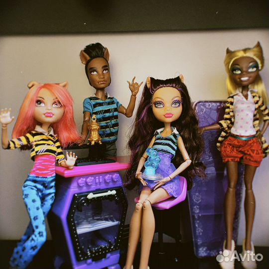 Мебель для кукол монстер хай (набор от Mattel)