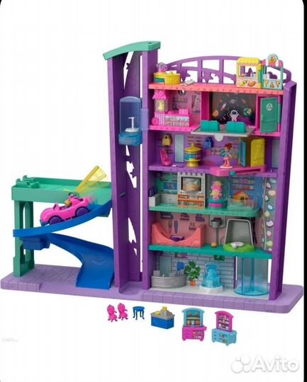 Кукольный домик Polly Pocket - торговый центр