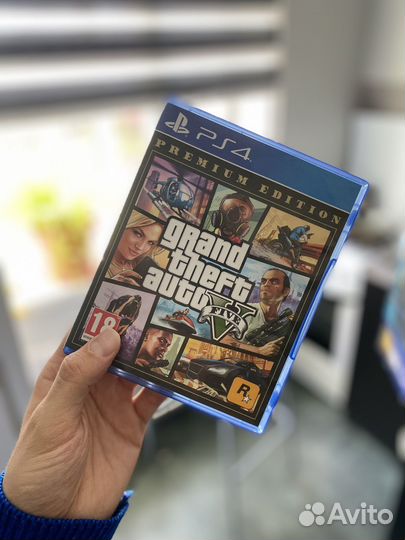 Диски на ps4 GTA 5