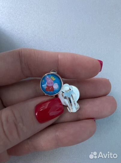 Бижутерия для девочек свинка Пеппа Ручной работы