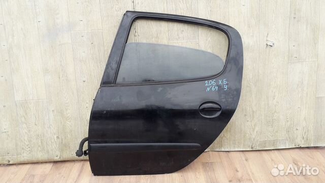 Дверь задняя левая №64 peugeot 206 2003