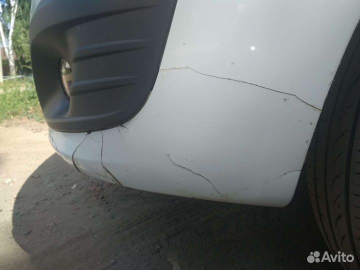 Бампер передни на ларгус