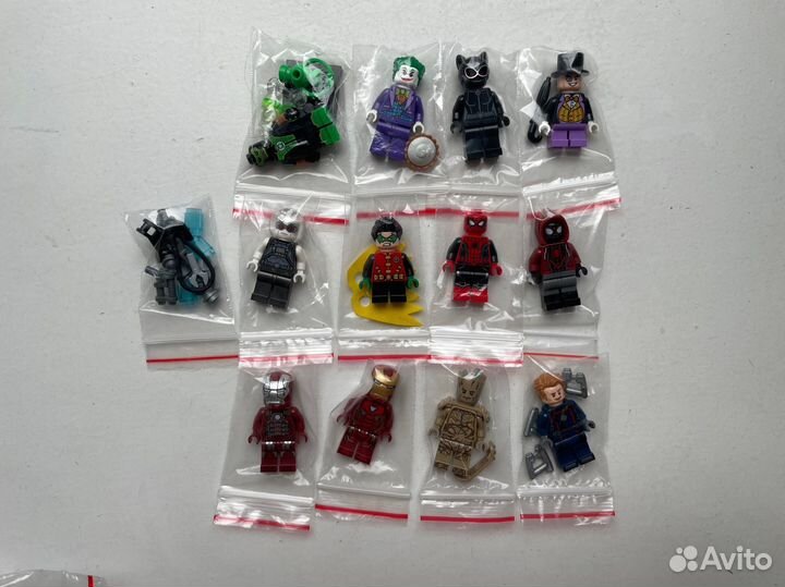 Lego минифгруки superheroes