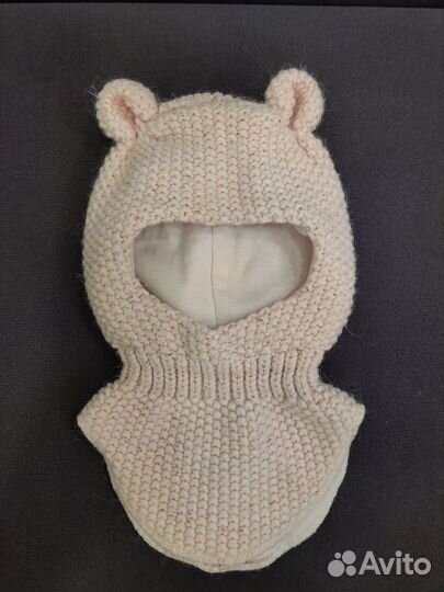 Шапка шлем для девочки 46-48