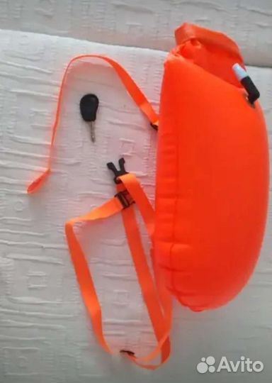 Плавающая сумка буй, с поясным ремнём для плавания